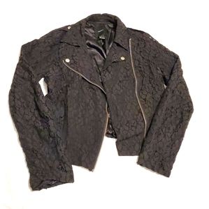 Lace Biker Jacket